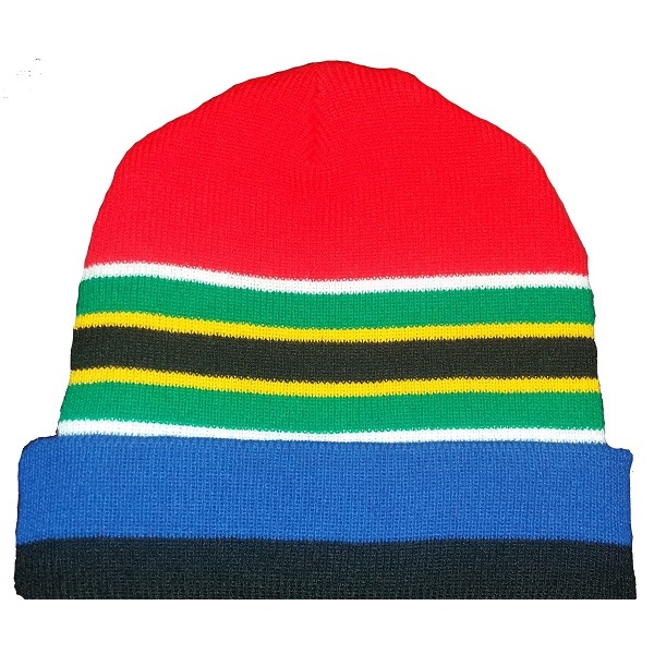 KNITTED SA FLAG BEANIES