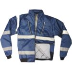 Reflective bomber jacket