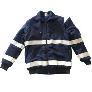 Reflective Hi-Viz Executive Bunny Jacket - Zip Off Sleeves