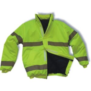 REFLECTIVE BOMBER JACKET (lime)