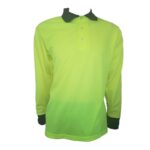 long sleeve reflect hi viz golf shirt