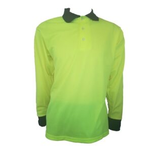 Long Sleeve Reflecto Hi Viz Golf Shirt