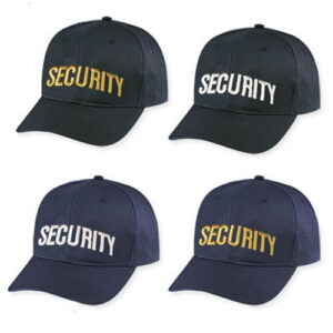 6 Panel Cotton Security Caps