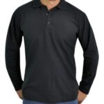 Long Sleeve Poly Cotton Golf Shirts