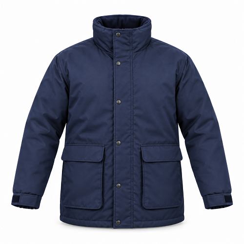 Navy Padded Winter Work Jacket